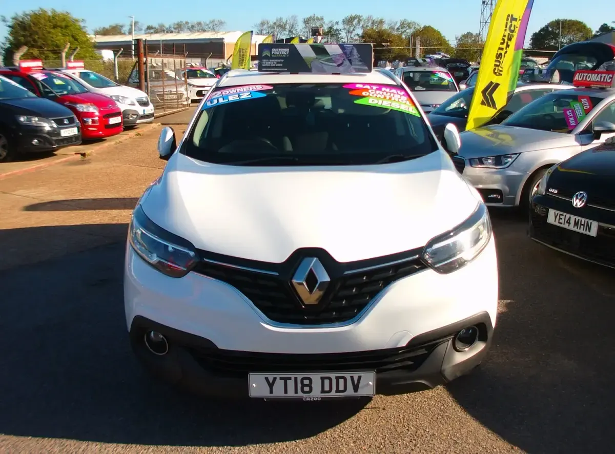 Used Renault Kadjar Dynamique 110 HP (80 kW) 2018 White SUV