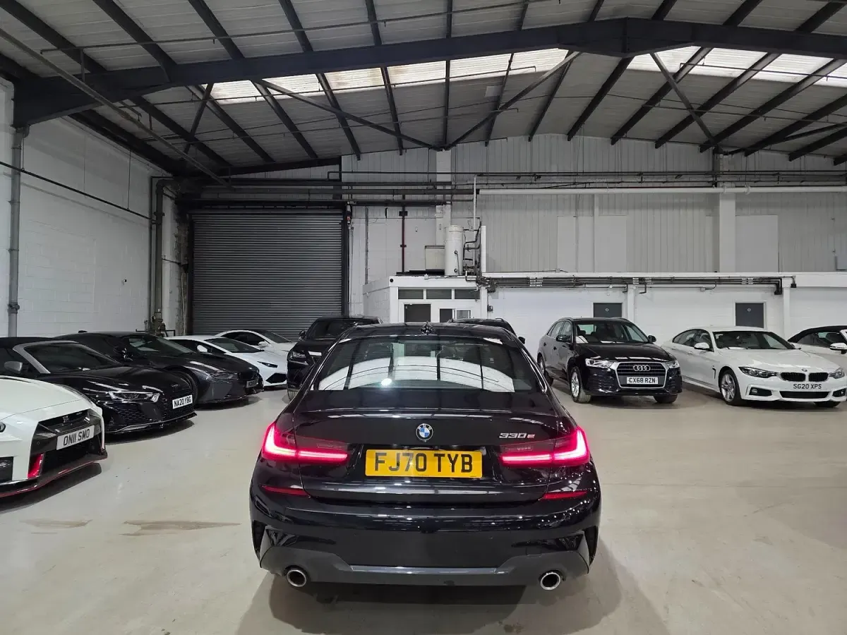 Used BMW 330e M Sport 2021 Black Sedan
