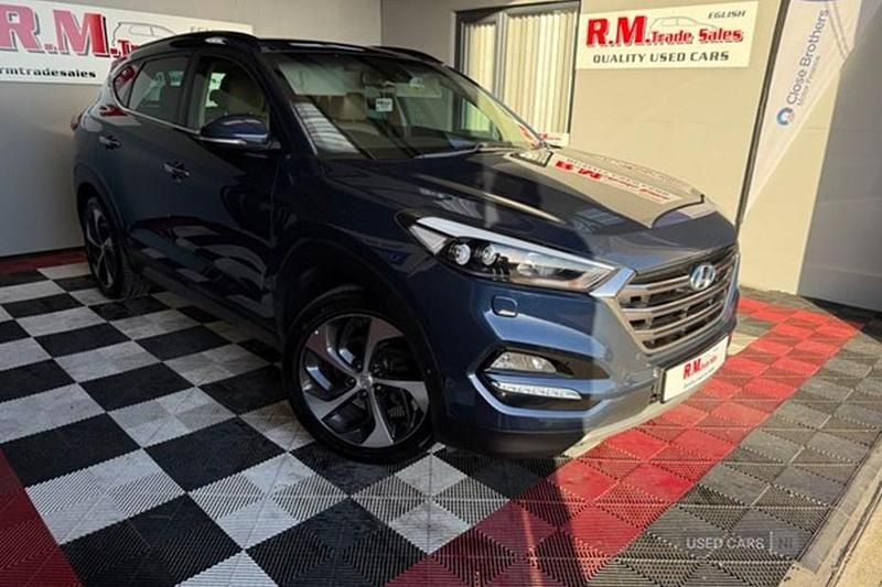 Used Hyundai Tucson Premium SE 141 HP (103 kW) 2017 Blue SUV