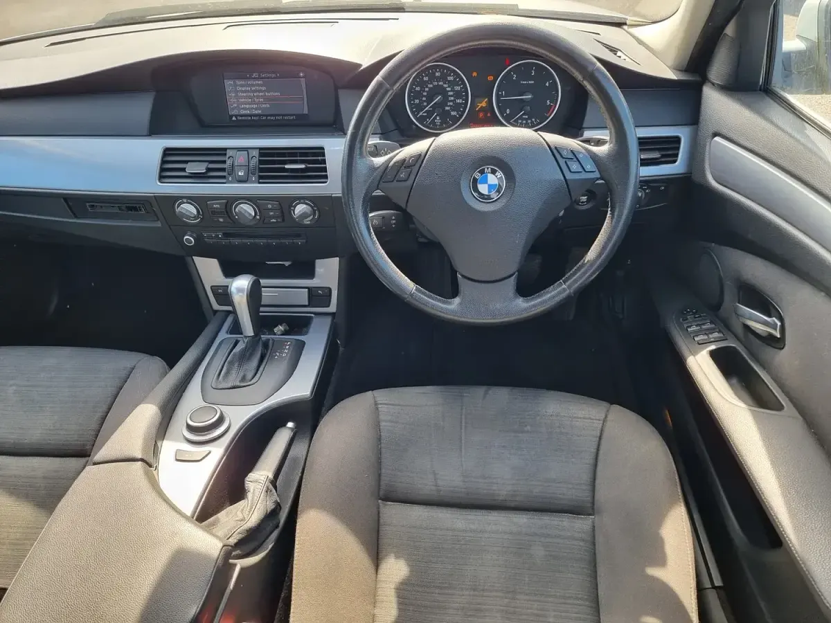 Used BMW 520 2007 Silver Sedan