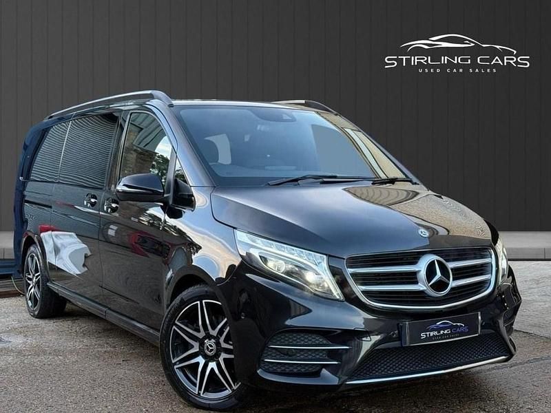 Black Used 2018 Mercedes V250 AMG line MPV | £37,989 (Expensive) - Image 1/4