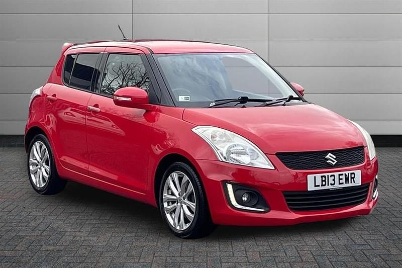 Red Used 2013 Suzuki Swift SZ4 Hatchback | £7,350 (Fair price) - Image 1/2