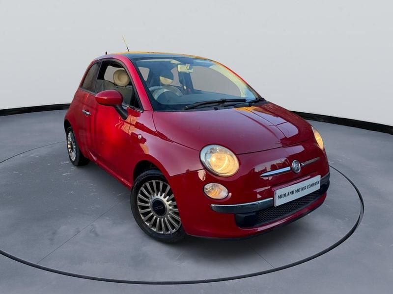 Used Fiat 500 Lounge 69 HP (50 kW) 2012 Red Hatchback
