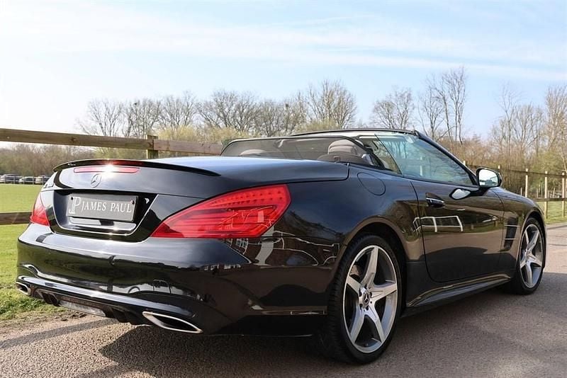 Used Mercedes SL400 AMG line 367 HP (269 kW) 2017 Black Cabriolet