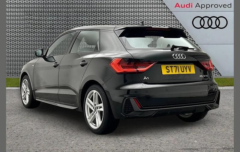 Used Audi A1 S-Line 94 HP (69 kW) 2022 Black Hatchback