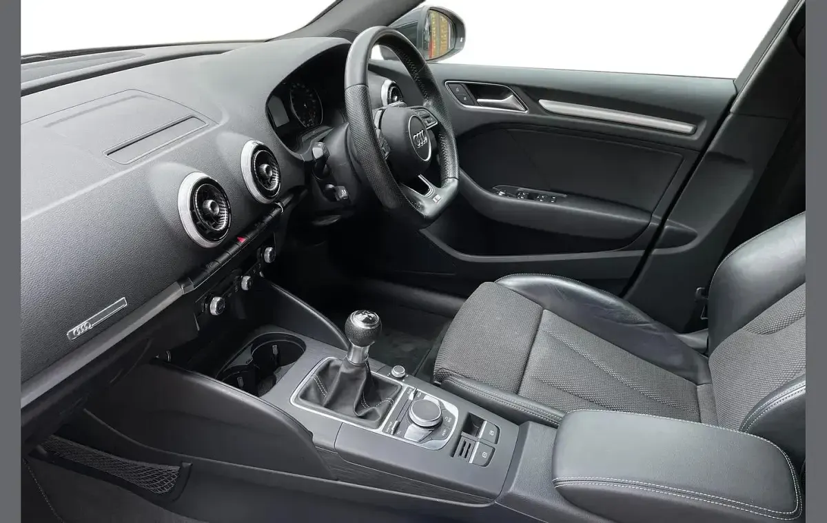 Used Audi A3 S-Line 150 HP (110 kW) 2018 Black Sedan