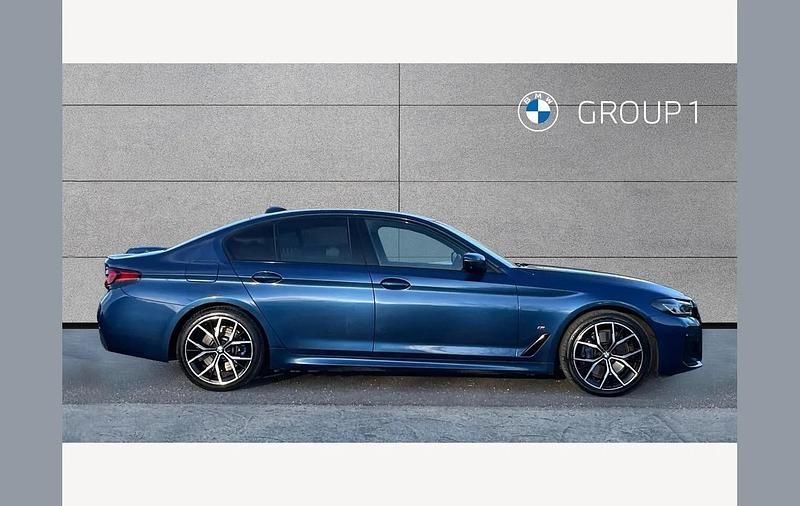 Used BMW 530e M Sport 292 HP (214 kW) 2021 Blue Sedan