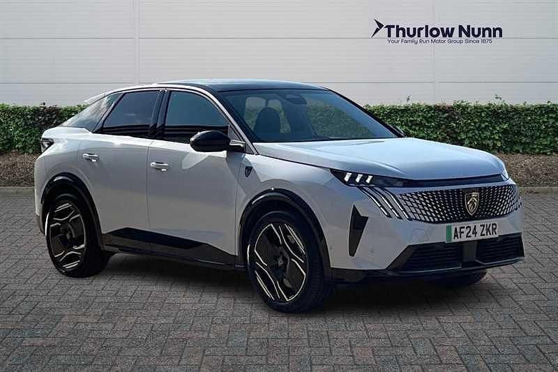 Okenite white Used 2024 Peugeot e-3008 GT SUV | £36,000 - Image 1/4