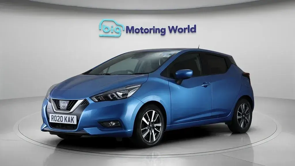 Usado Nissan Micra S 100 HP (73 kW) 2020 Azul Citadino
