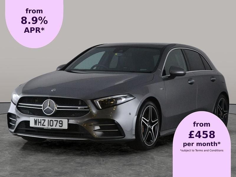 Grey Used 2019 Mercedes A35 AMG Premium Plus Hatchback | £25,789 (Good price) - Image 1/2