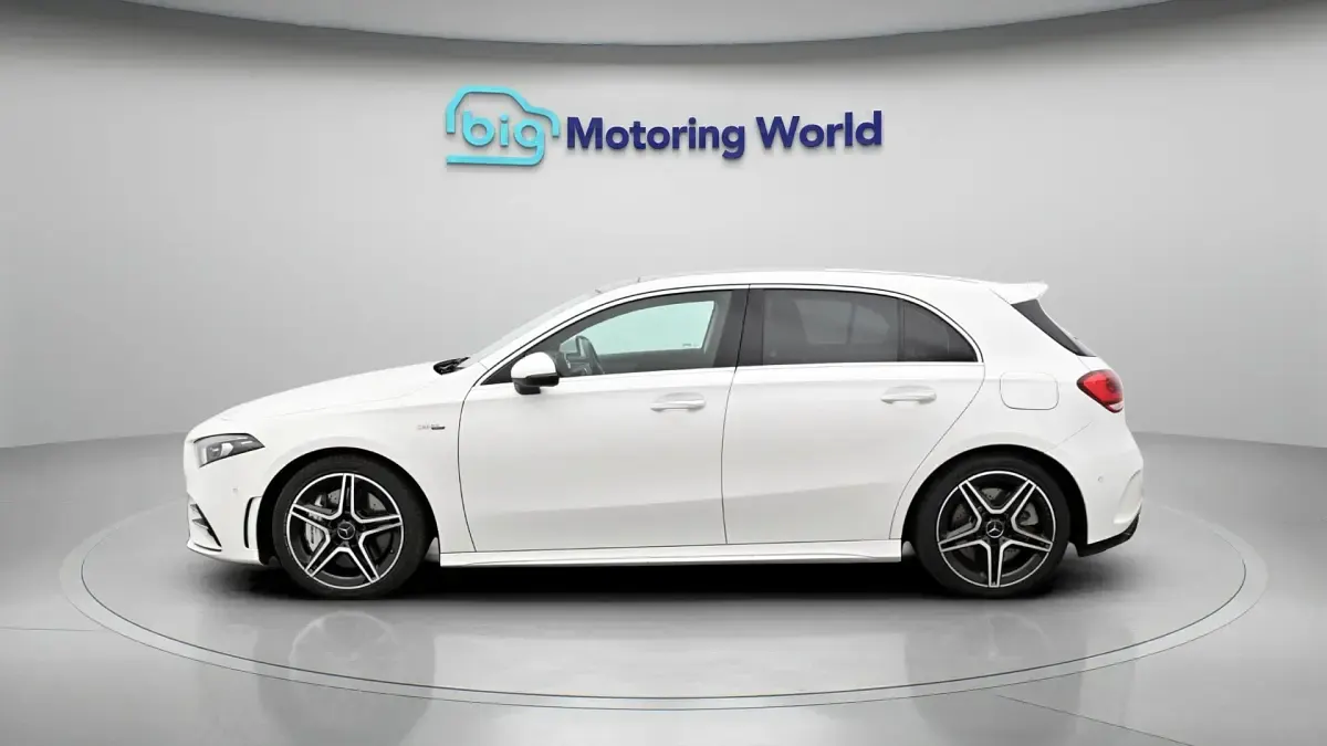 Used Mercedes A35 AMG Premium Plus 306 HP (225 kW) 2019 White Hatchback