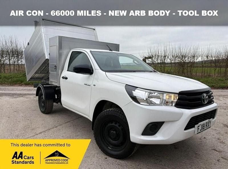 White Used 2018 Toyota HiLux Active Pickup | £20,990 - Image 1/4