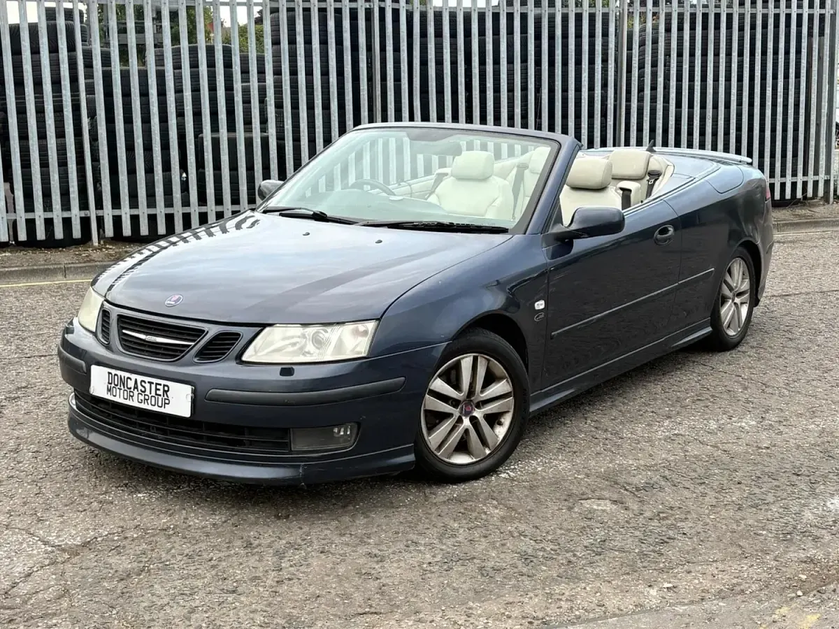 Used Saab 9-3 Aero 207 HP (152 kW) 2005 Blue Cabriolet