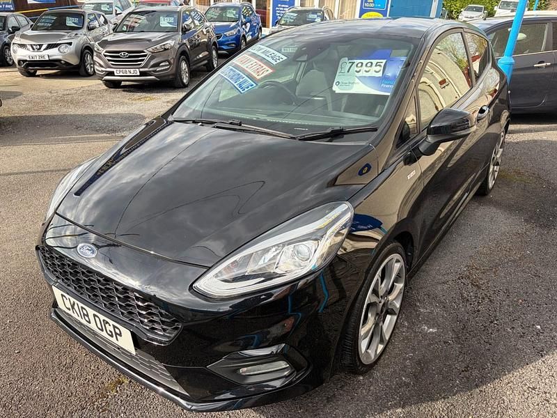 Used Ford Fiesta ST-Line 140 HP (102 kW) 2018 Black Hatchback