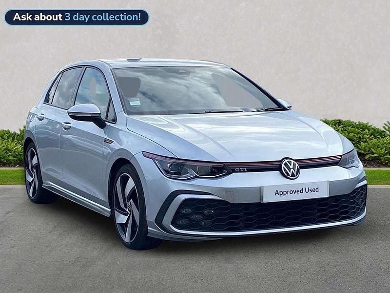Silver Used 2021 VW Golf VIII GTI Hatchback | £25,199 (Fair price) - Image 1/4