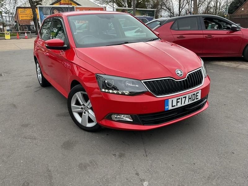 Used Skoda Fabia SE L 110 HP (80 kW) 2017 Red Hatchback