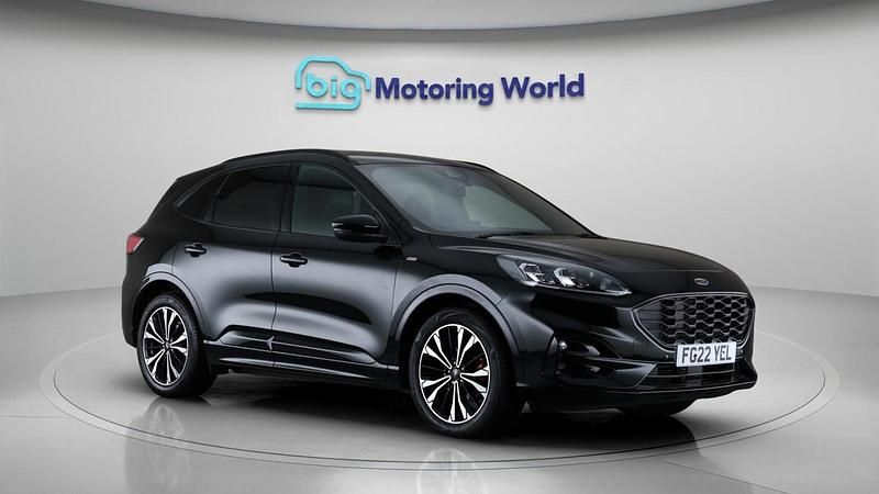 Black Used 2022 Ford Kuga ST-Line X SUV | £15,500 (A bit pricey) - Image 1/4