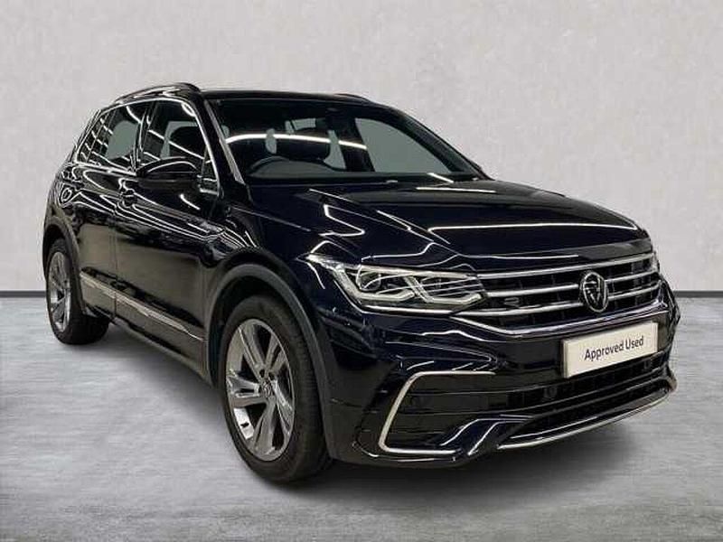 Black Used 2023 VW Tiguan R-line Edition SUV | £25,999 (Fair price) - Image 1/4