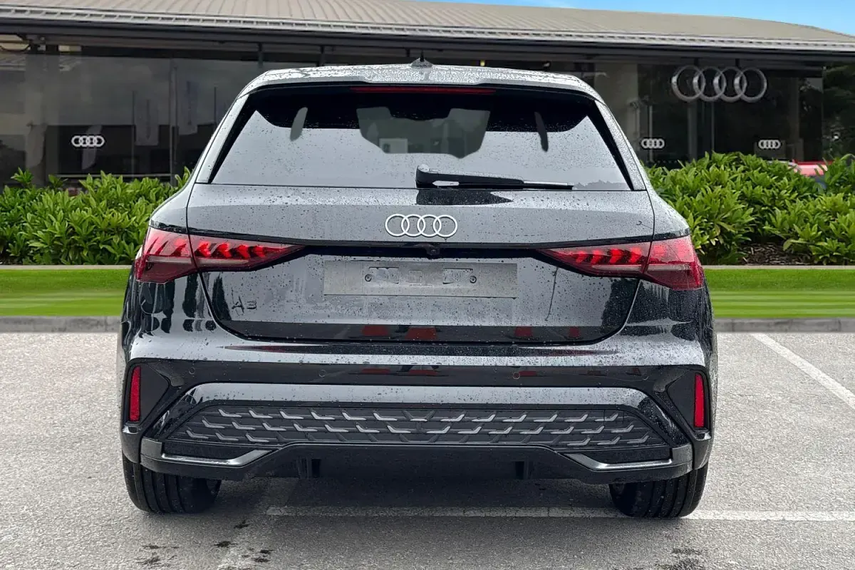 New Audi A3 Sportback S-Line 2026 Black Hatchback