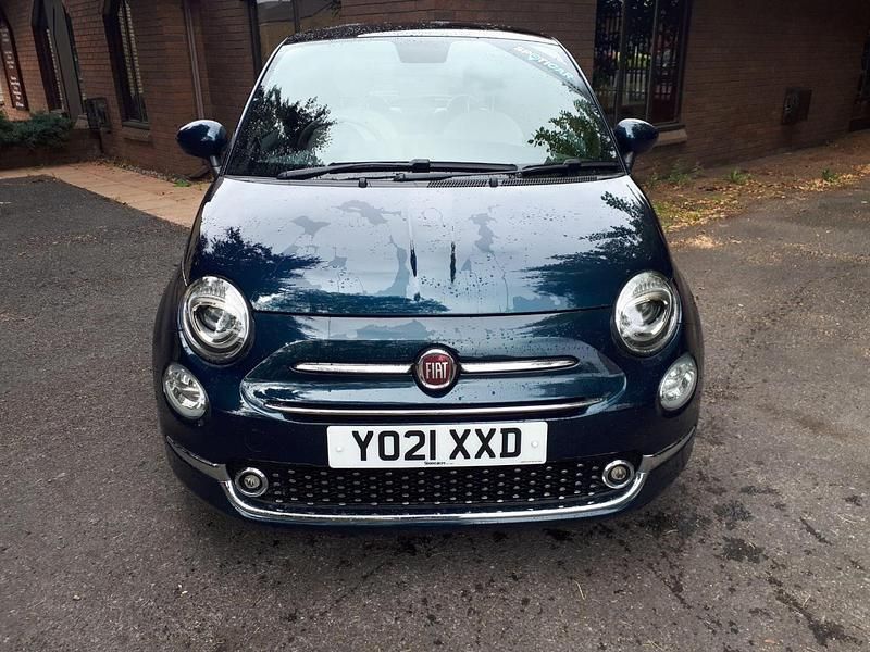 Blue Used 2021 Fiat 500 Dolcevita Hatchback | £9,995 (Fair price) - Image 1/4