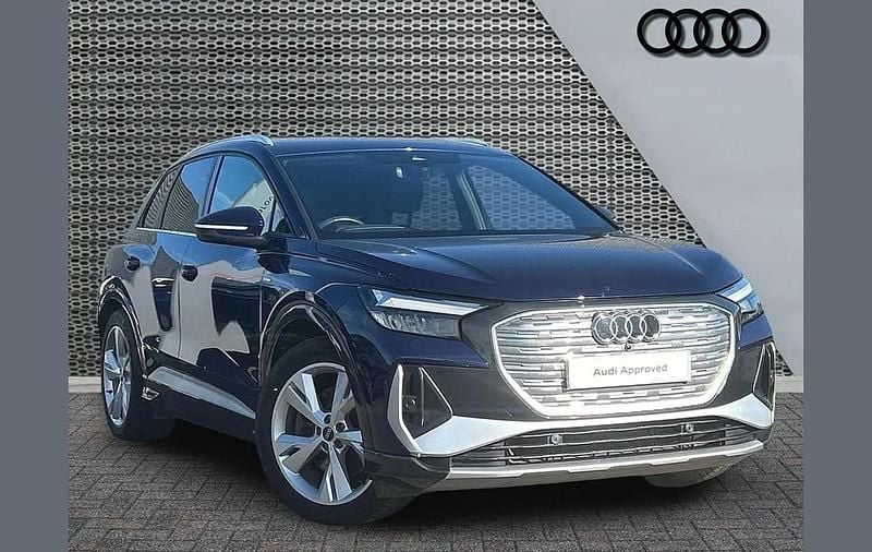 Used Audi Q4 e-tron S-Line 150 kW (204 HP) 2022 Blue SUV