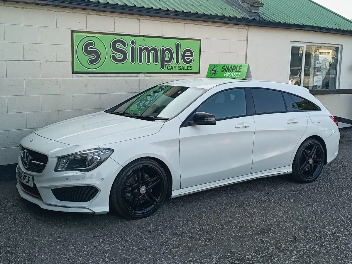 Used Mercedes CLA220 AMG 177 HP (130 kW) 2016 White Coupe