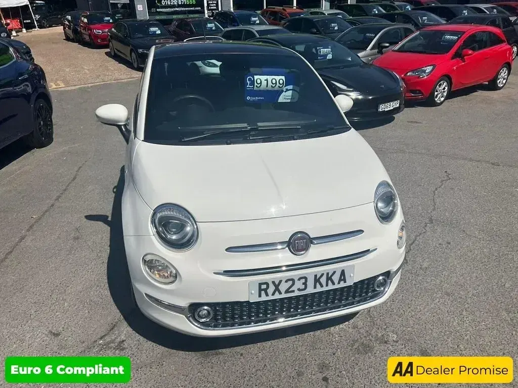 Used Fiat 500 70 HP (51 kW) 2023 White Hatchback