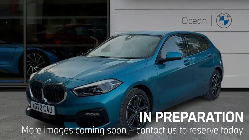 Used BMW 118 Sport Line 134 HP (98 kW) 2022 Blue