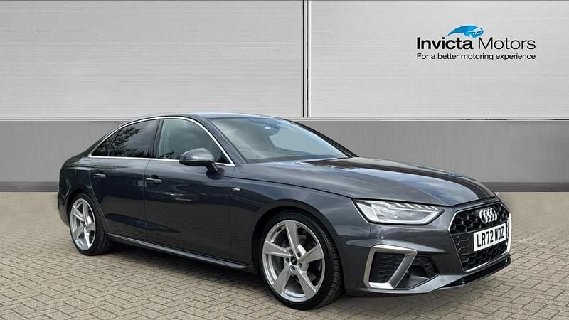 Grey Used 2022 Audi A4 S-Line Sedan | £23,799 (Fair price) - Image 1/4