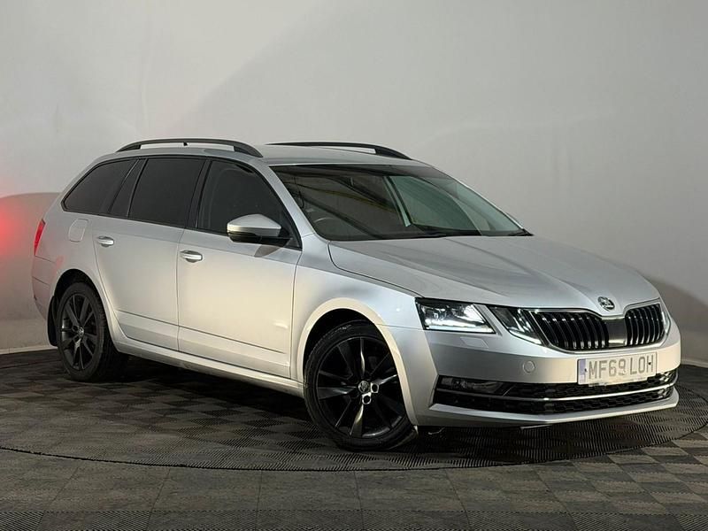 Silver Used 2019 Skoda Octavia SE L Estate | £8,295 (Good price) - Image 1/4