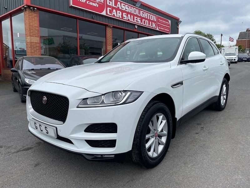White Used 2019 Jaguar F-Pace Prestige SUV | £14,490 (Fair price) - Image 1/4