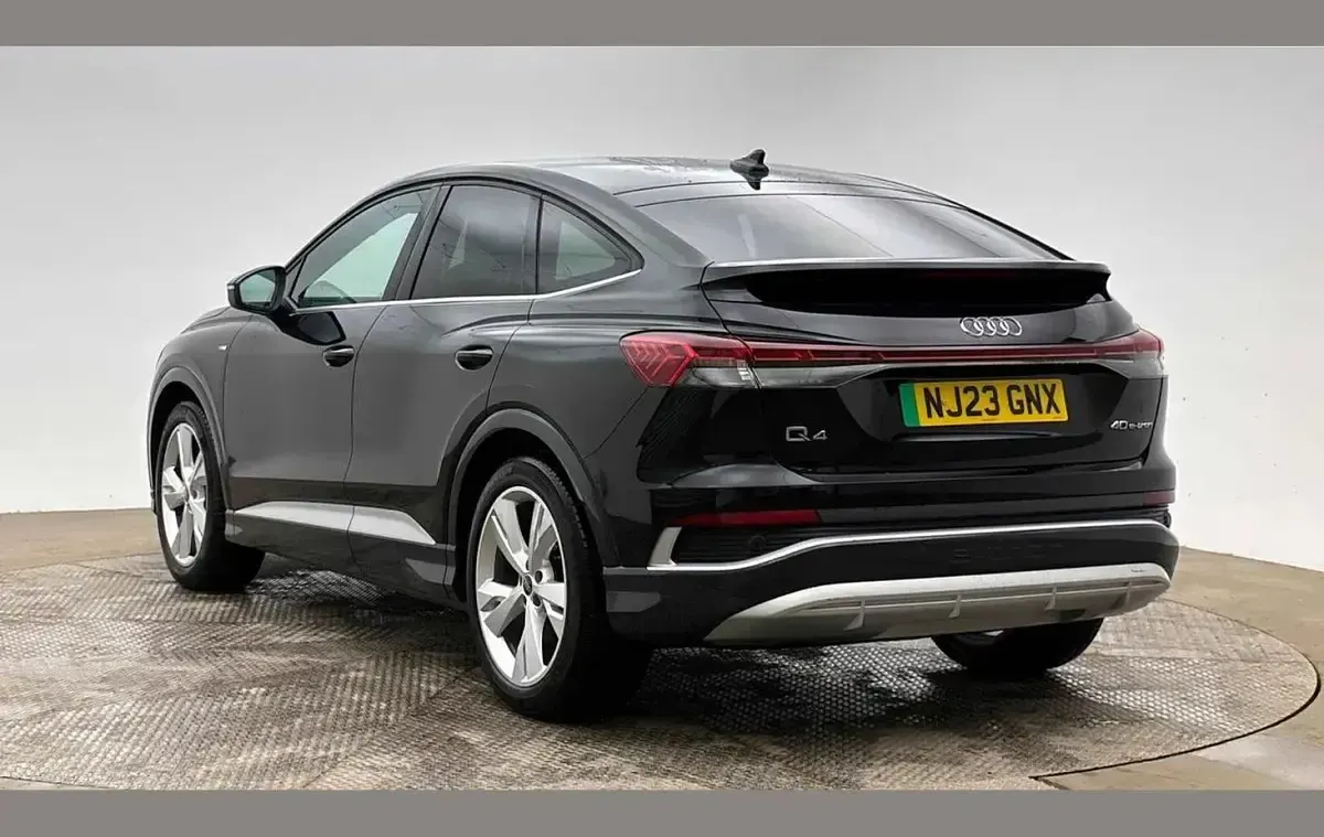 Used Audi Q4 e-tron S-Line 150 kW (204 HP) 2023 Black SUV