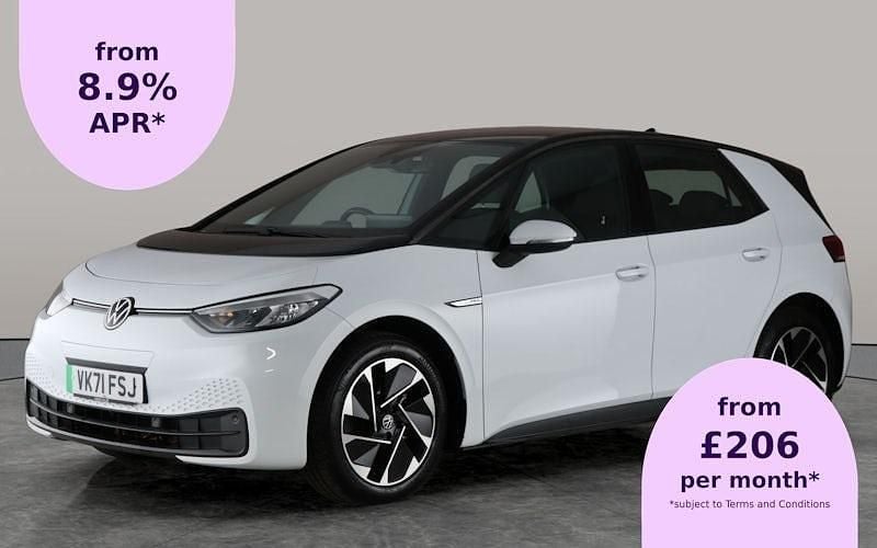 White Used 2021 VW ID.3 Pro Performance Hatchback | £14,804 (Fair price) - Image 1/2