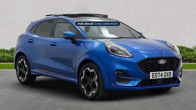 Blue Used 2024 Ford Puma Gen-E ST-Line X SUV | £21,650 (Expensive) - Image 1/4