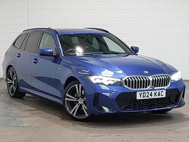 Blue Used 2024 BMW 320 M Sport Estate | £32,698 (A bit pricey) - Image 1/4