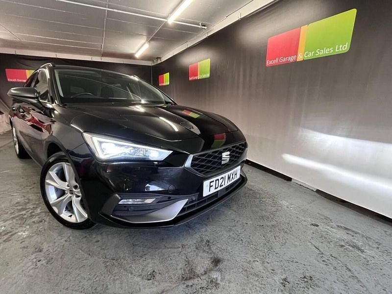 Black Used 2021 Seat Leon FR Estate | £9,995 (Fair price) - Image 1/4