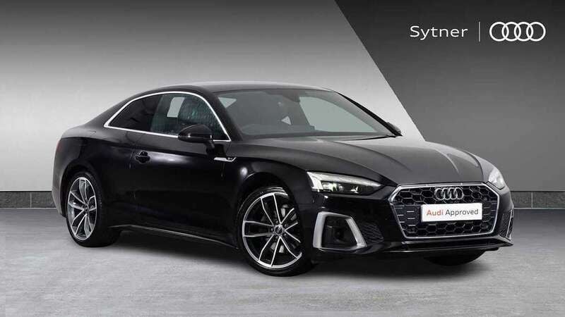 Black Used 2021 Audi A5 S-Line Coupe | £22,750 (Fair price) - Image 1/4
