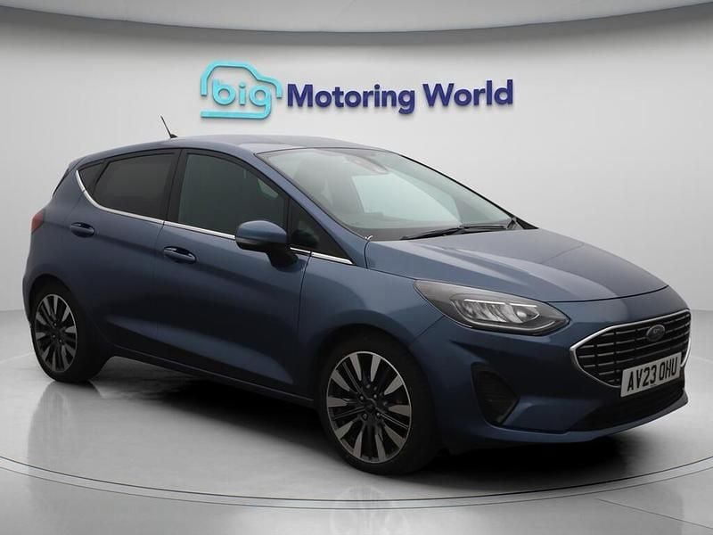 Blue Used 2023 Ford Fiesta Titanium X Hatchback | £14,700 (Fair price) - Image 1/4
