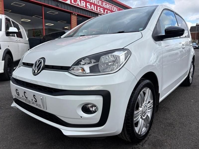 Begagnad VW up! high up! 75 HK (55 kW) 2018 Vit Halvkombi