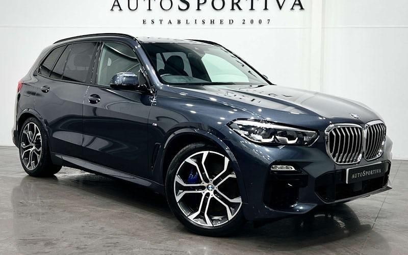 Grey Used 2021 BMW X5 M Sport SUV | £36,990 (Fair price) - Image 1/3