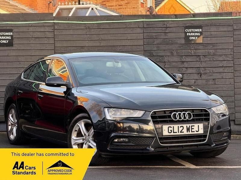Black Used 2012 Audi A5 Sportback Performance Hatchback | £4,499 (Fair price) - Image 1/4