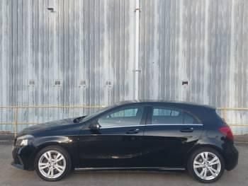 Used Mercedes A200 136 HP (100 kW) 2017 Black Hatchback