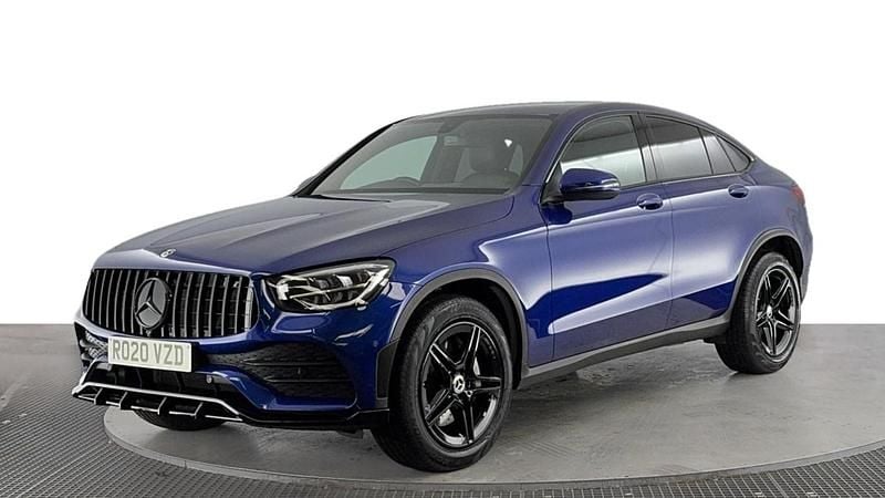 Blue Used 2020 Mercedes GLC220 AMG line Coupe | £27,220 (Fair price) - Image 1/4