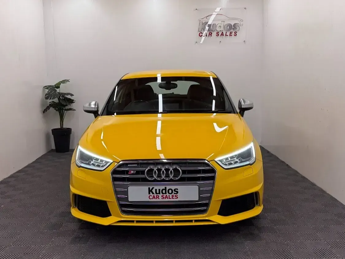 Used Audi S1 231 HP (169 kW) 2017 Yellow Hatchback