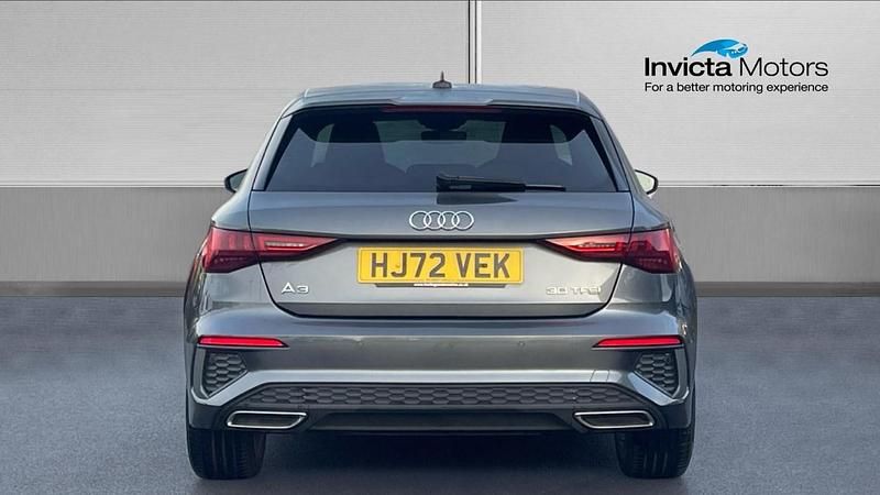 Used Audi A3 S-Line 110 HP (80 kW) 2022 Grey Hatchback