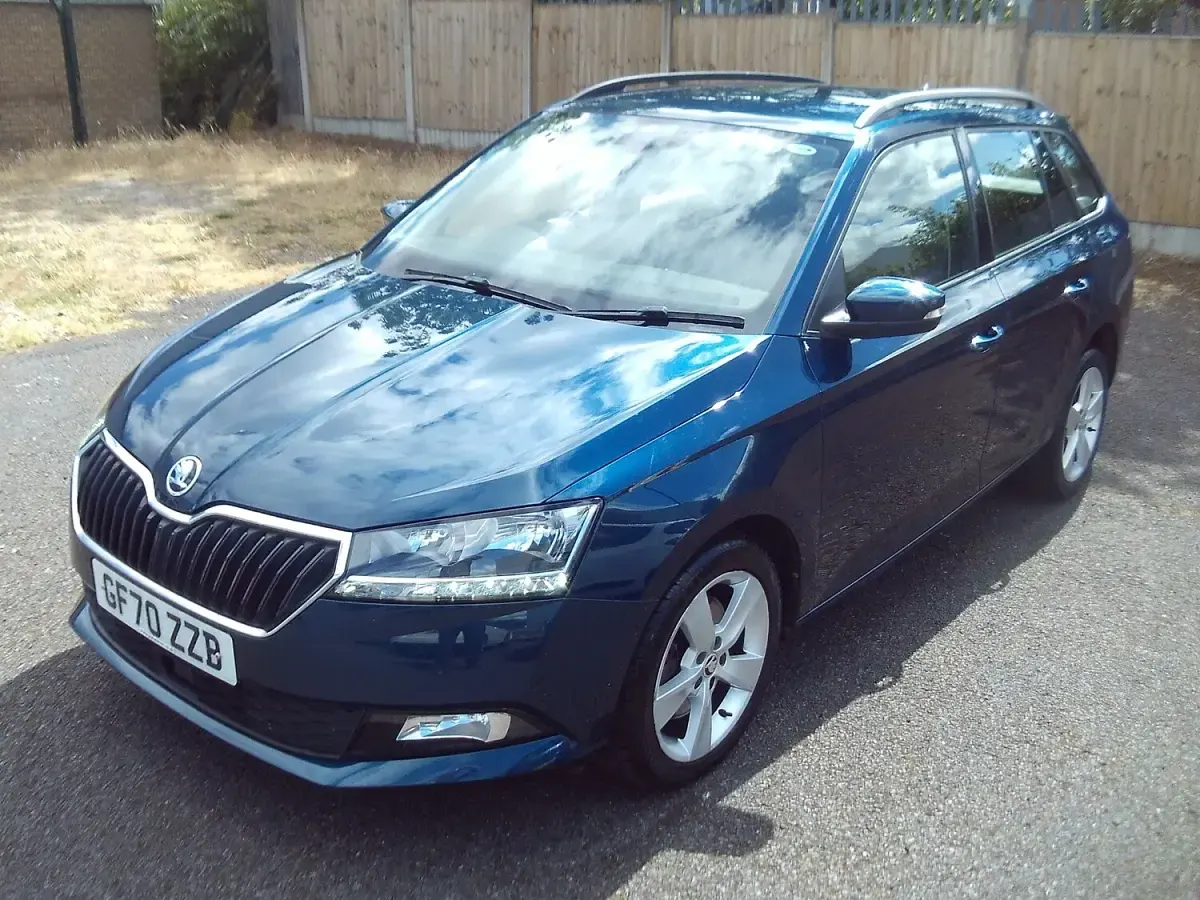 Used Skoda Fabia SE L 2020 Blue Hatchback