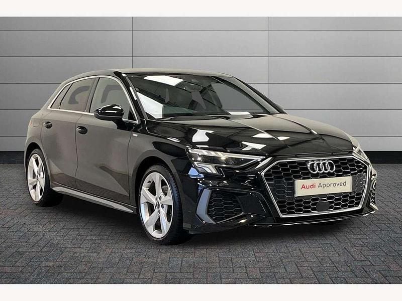 Black Used 2023 Audi A3 S-Line Hatchback | £22,290 (A bit pricey) - Image 1/4