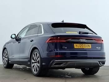 Used Audi Q8 S-Line 286 HP (210 kW) 2020 Blue SUV