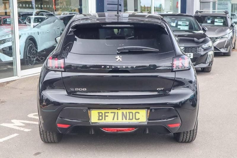 Black Used 2021 Peugeot e-208 GT Hatchback | £12,108 (Fair price) - Image 1/4