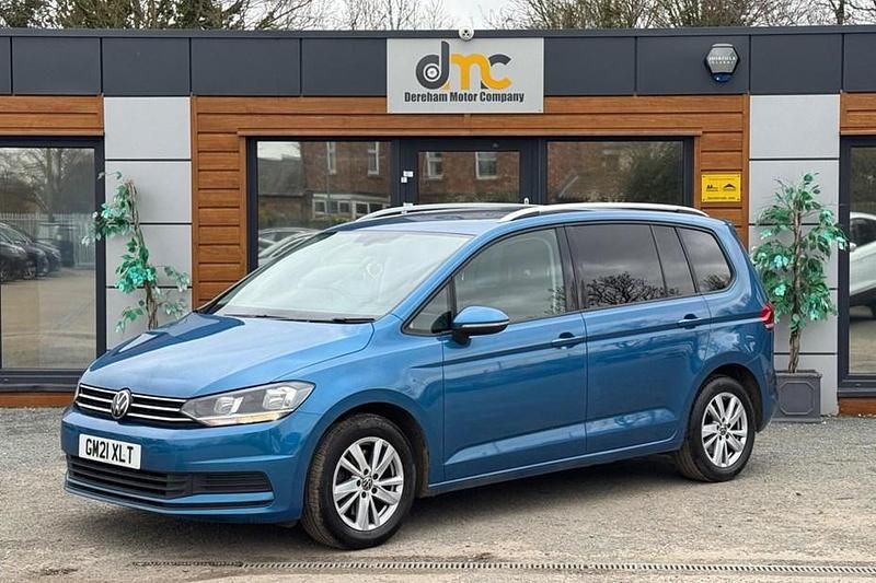 Used VW Touran SE 150 HP (110 kW) 2021 Blue MPV